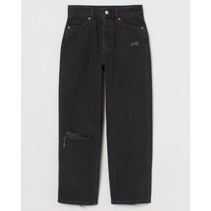 Black Straight Jeans